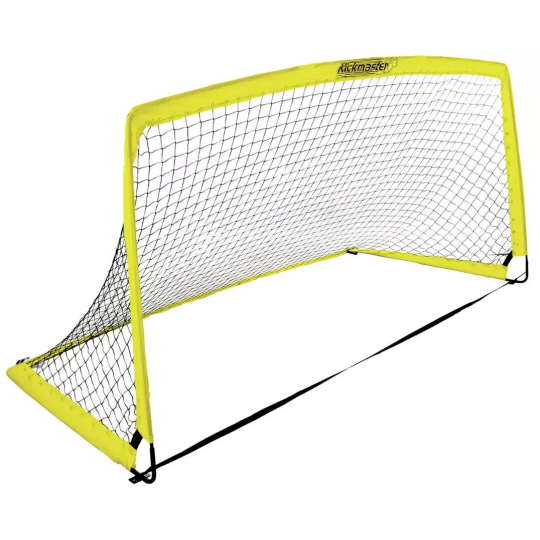 Kickmaster 6.5 x 3ft Quick Assembly Fibreglass Football Goal | Kids Soccer Net