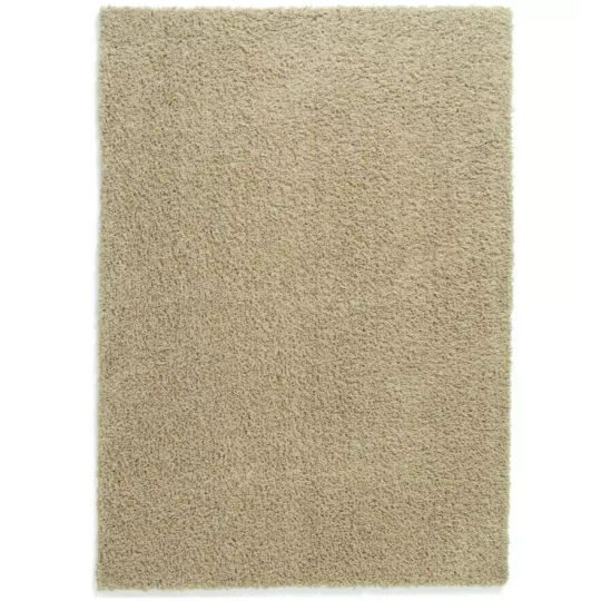 Cosy Recycled Shaggy Rug - 120x170cm - Natural | Soft Eco Living Rug