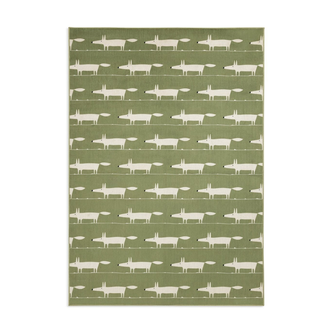 x Scion Mr Fox Printed Rug - 160 x 230cm - Green x Scion Mr Fox Printed Rug - 160 x 230cm - Green