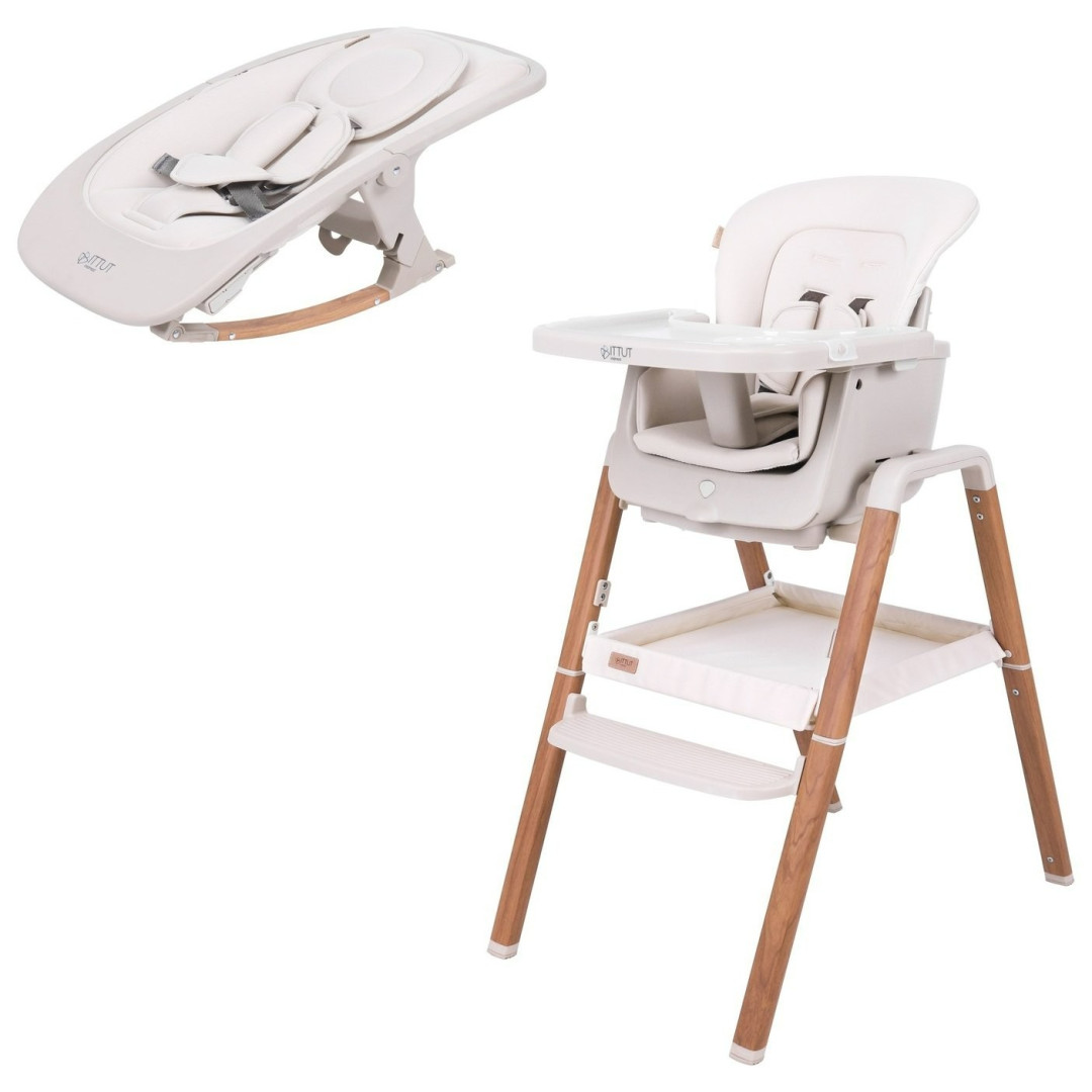 Tutti Bambini Nova Walnut Multifunctional Highchair | Baby feeding chair Tutti Bambini Nova Walnut Multifunctional Highchair | Baby feeding chair