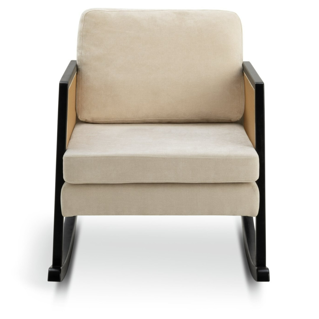 Rattan Rocking Chair - Cream Rattan Rocking Chair - Cream