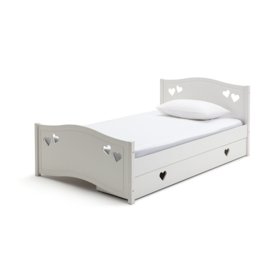 Mia Single Bed With Drawer White | Space Saving Sleep Solution