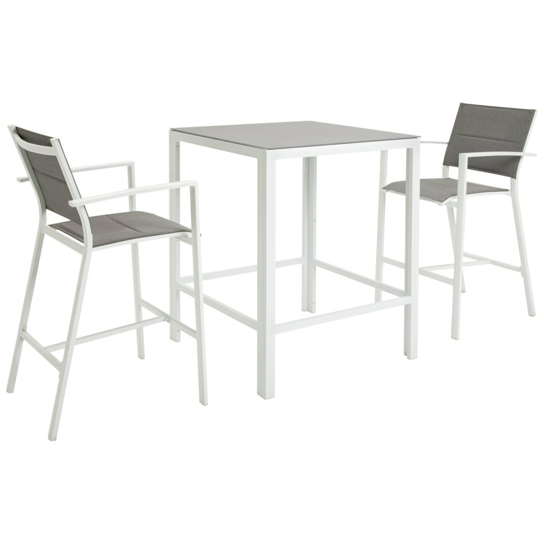 Cristo 2 Seater Metal Garden Bistro Set Cristo 2 Seater Metal Garden Bistro Set