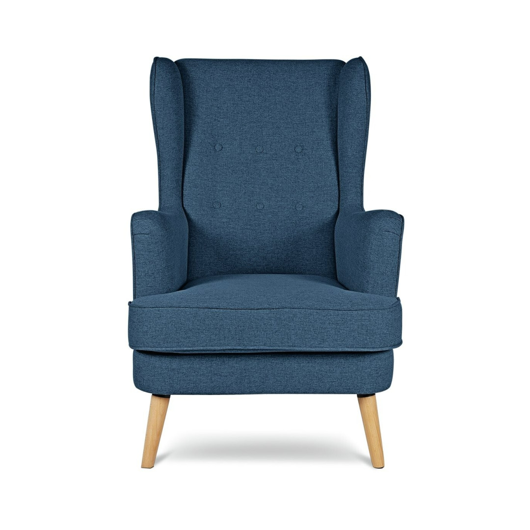 Callie Self Assembly Velvet Armchair - Petrol Blue Callie Self Assembly Velvet Armchair - Petrol Blue