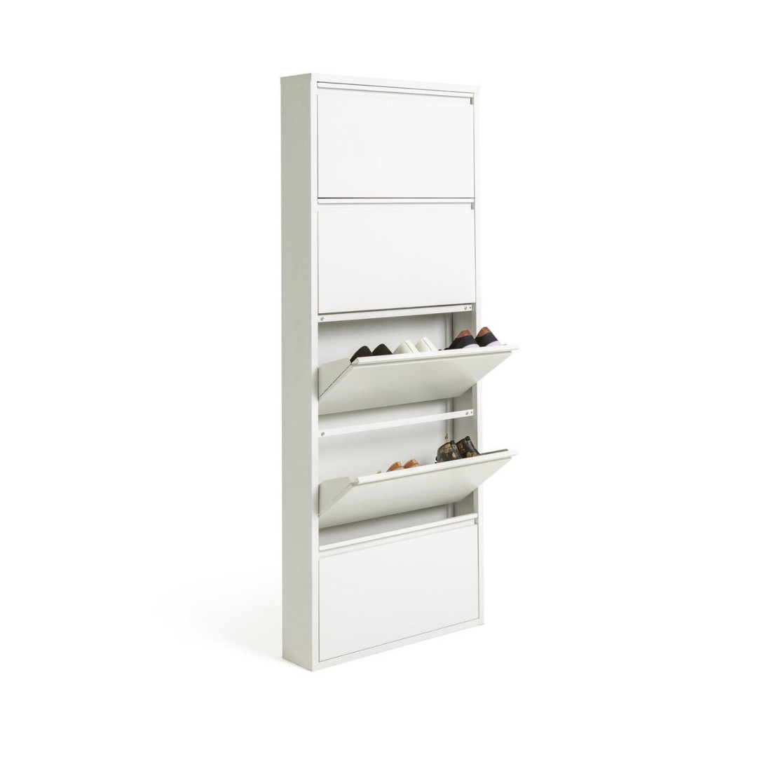 Daxton 5 Shelf Metal Shoe Storage - White ( B Grade 29747 ) Daxton 5 Shelf Metal Shoe Storage - White ( B Grade 29747 )