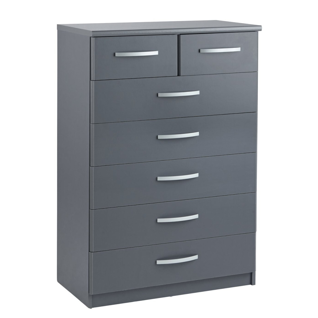 Hallingford Grey 5+2 Drawer Chest Hallingford Grey 5+2 Drawer Chest