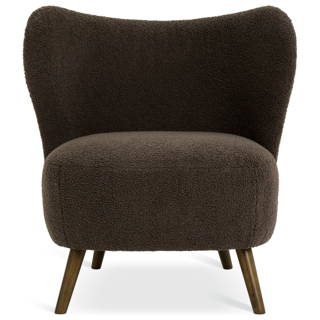 Cory Boucle Accent Chair - Brown Cory Boucle Accent Chair - Brown