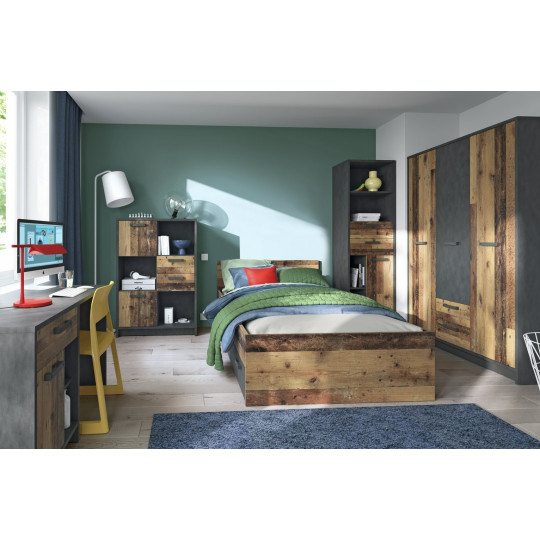 Nubi 3 Door 2 Drawer Wardrobe | Organized Living Space