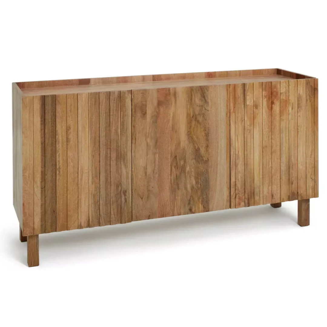 Assembled Jericho 3 Door Sideboard - Natural (S) Assembled Jericho 3 Door Sideboard - Natural (S)