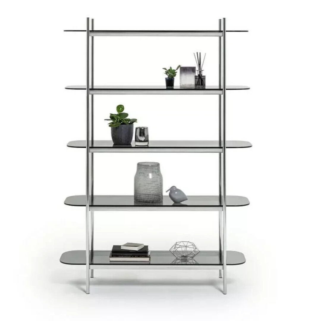 Neo Wide Shelving Unit - Chrome Neo Wide Shelving Unit - Chrome