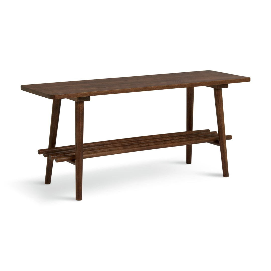 Swen 1 Shelf Shoe Storage Bench - Walnut Swen 1 Shelf Shoe Storage Bench - Walnut