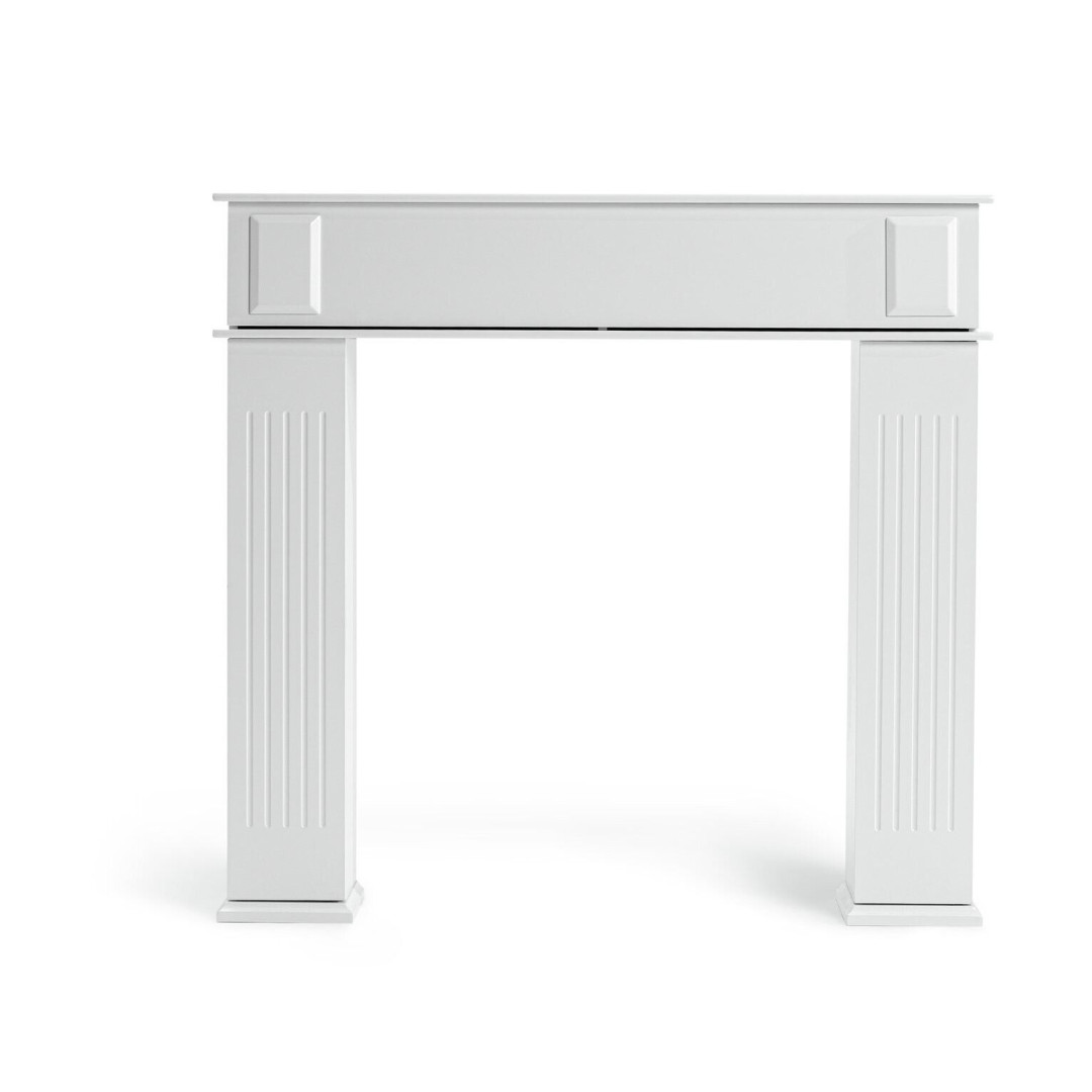 Fireplace Surround with Storage - White ( B Grade 13543 ) Fireplace Surround with Storage - White ( B Grade 13543 )