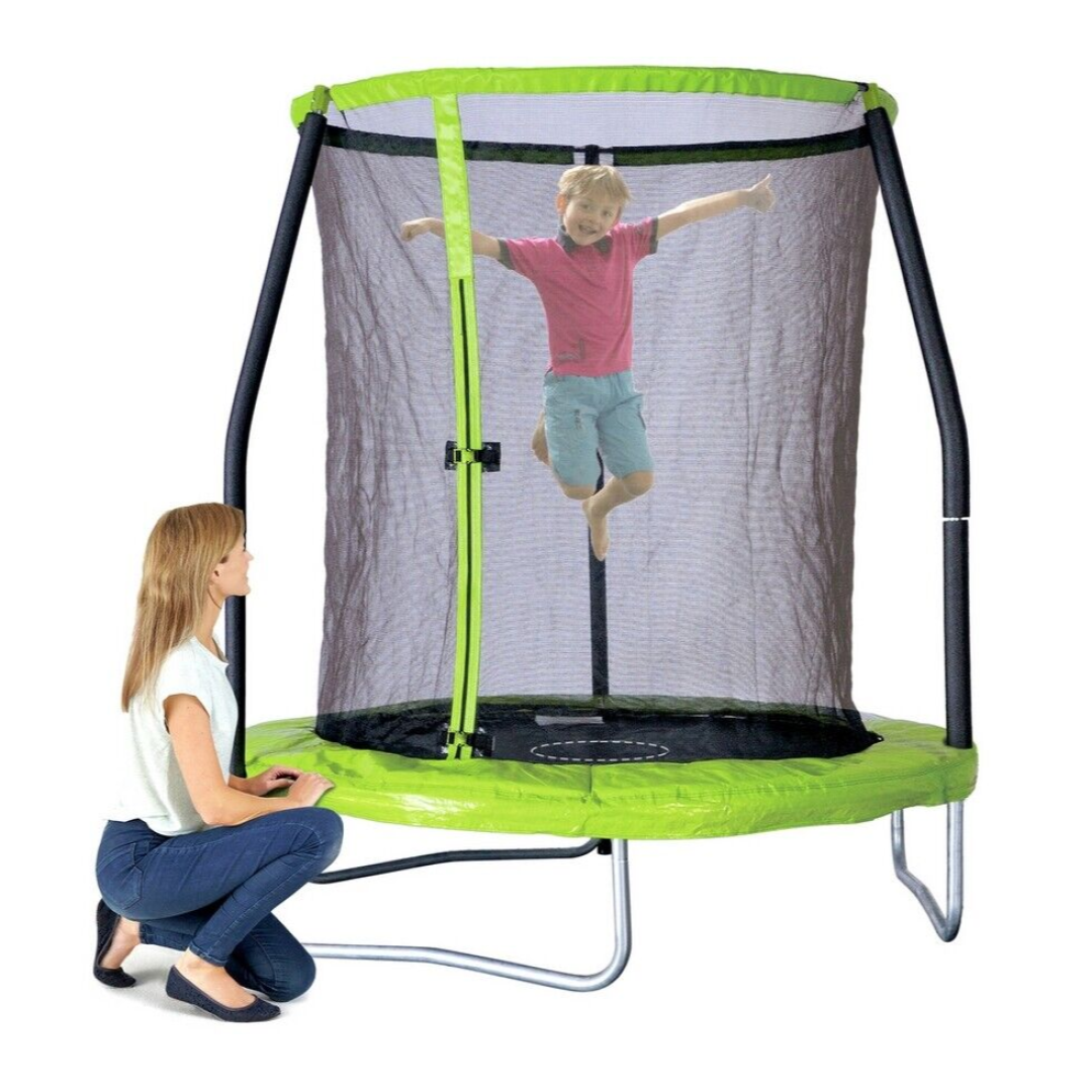 6ft Outdoor Kids Trampoline with Enclosure | Garden Jumping Fun Toy 6ft Outdoor Kids Trampoline with Enclosure | Garden Jumping Fun Toy
