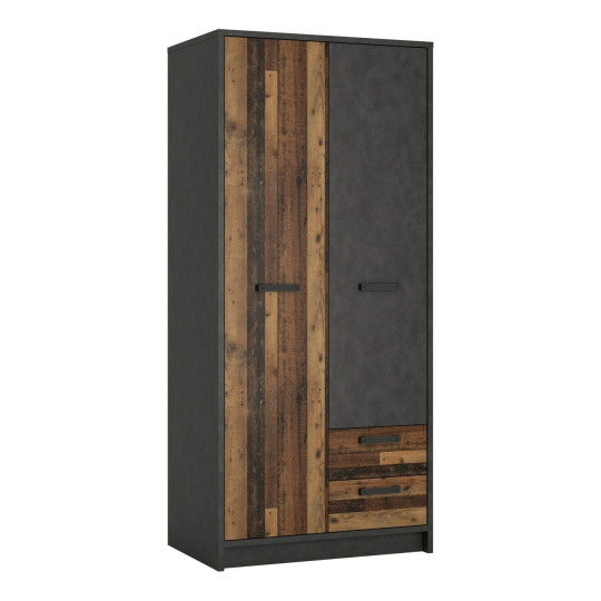 Nubi 2 Door 2 Drawer Wardrobe (B Grade)