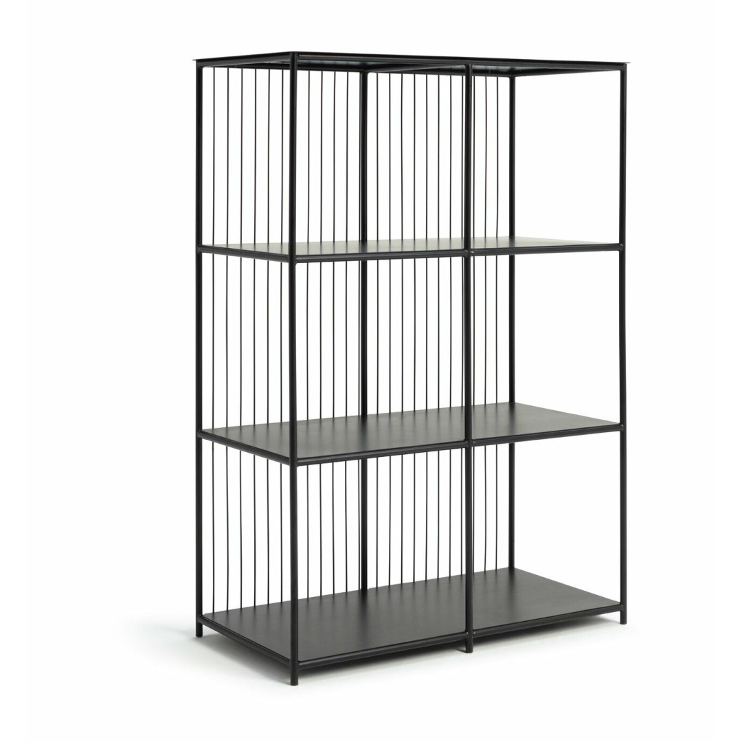 6 Alfie Wire Shelving Unit - Black 6 Alfie Wire Shelving Unit - Black
