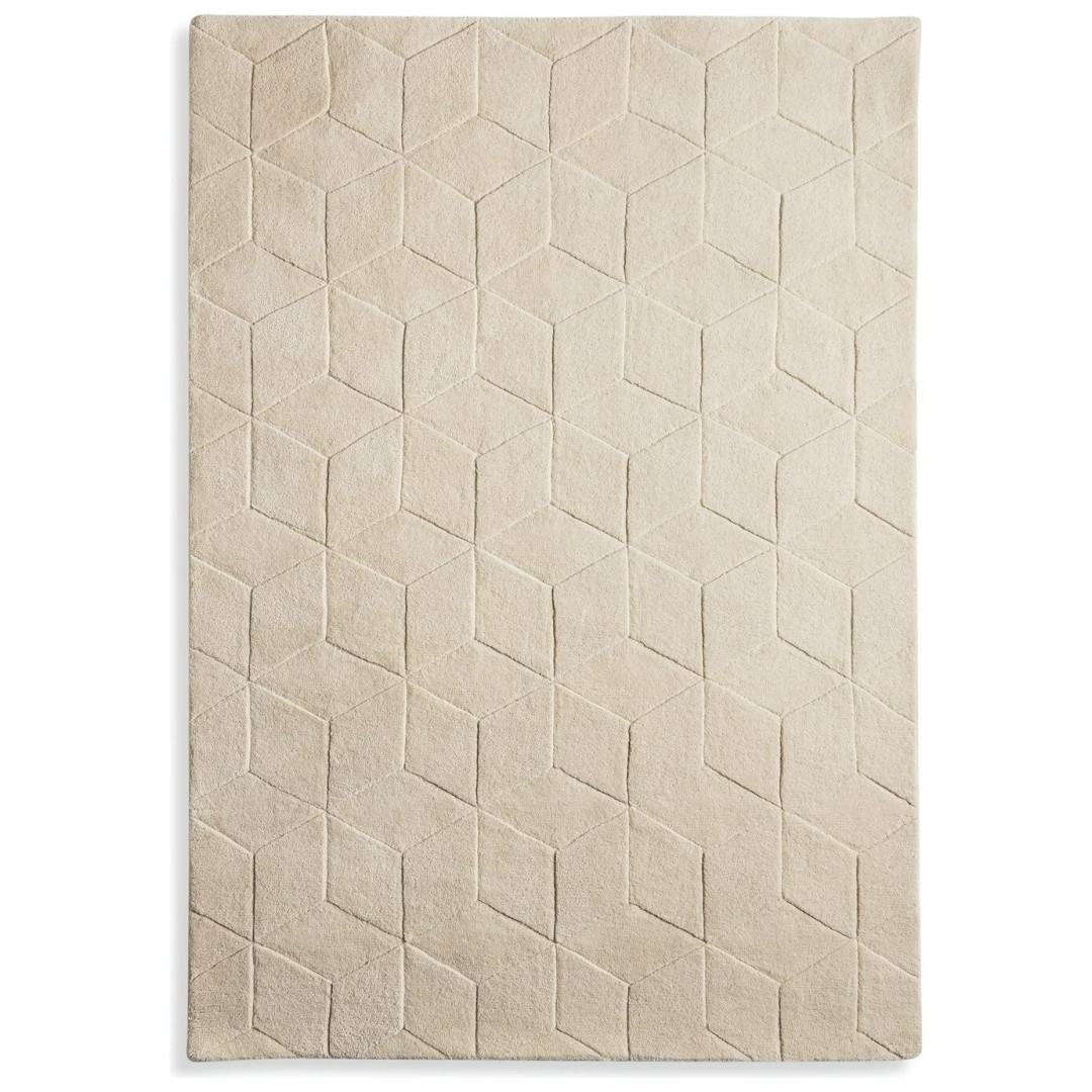60 Geo Carved Rug - 120x170cm - Natural | Modern Textured Living Carpet 60 Geo Carved Rug - 120x170cm - Natural | Modern Textured Living Carpet