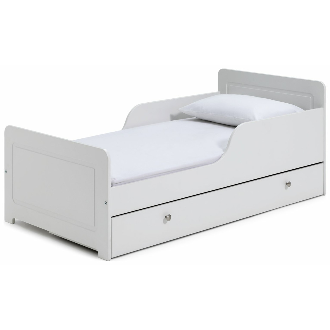 Brooklyn Toddler Bed With Drawer - White Brooklyn Toddler Bed With Drawer - White