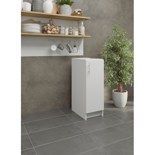JD Greta Fixed Height Kitchen Base Unit 300mm - White Matt (A-)