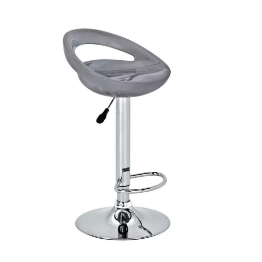 Ottawa Gas Lift Bar Stool - Grey | Adjustable Kitchen Counter Height Chair