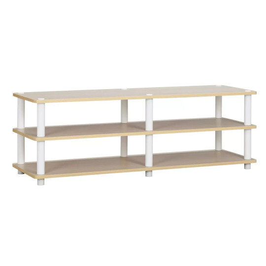 Verona TV Unit Light Wood Effect | Modern Living Room TV Stand Cabinet Furniture