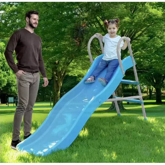 6ft Kids Wavy Garden Slide