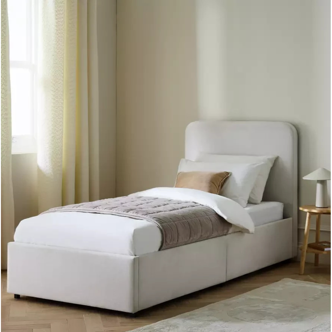 Chadwell Single Storage Bed Frame Natural | Wooden Bedroom Bed with Storage Chadwell Single Storage Bed Frame Natural | Wooden Bedroom Bed with Storage