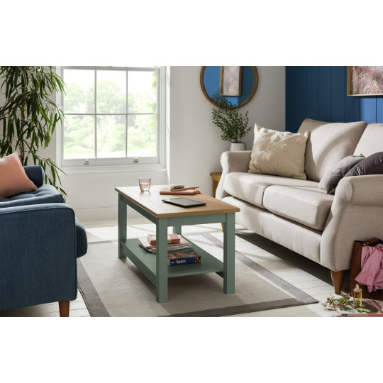 Home Winchester Coffee Table - Green (B Grade)