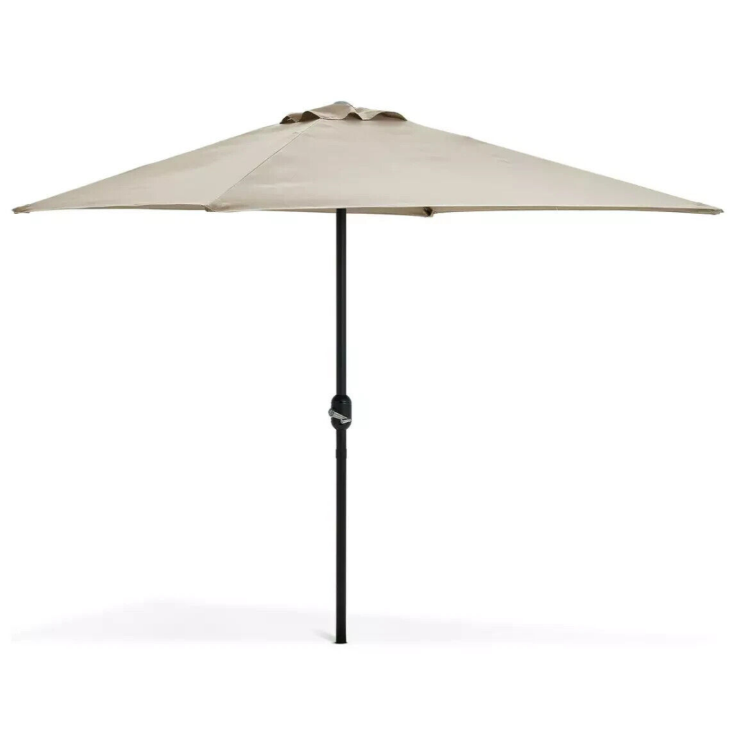 2m Square Garden Parasol - Cream | Outdoor Sun Umbrella for Patio Garden 2m Square Garden Parasol - Cream | Outdoor Sun Umbrella for Patio Garden