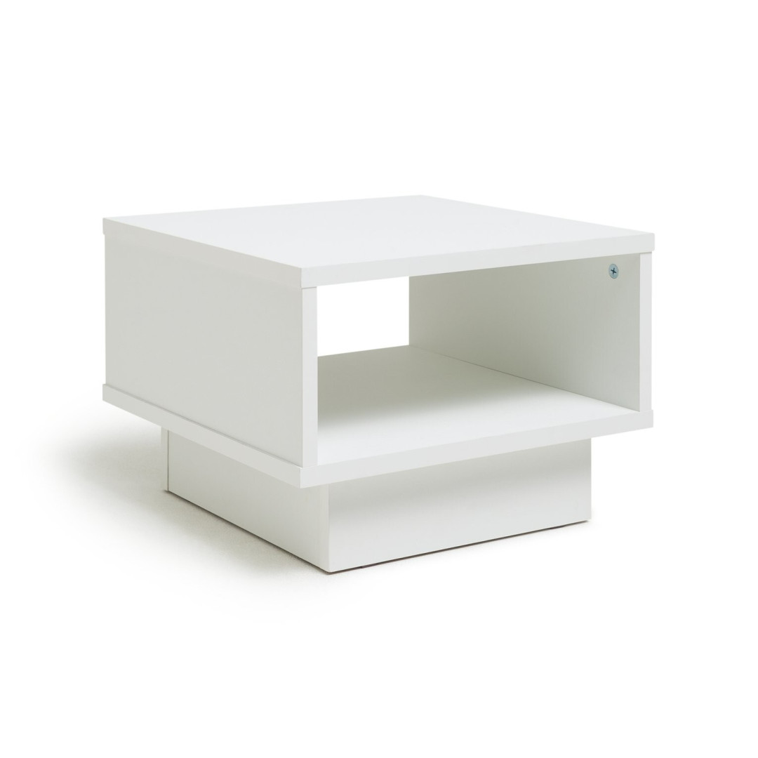 Cubes End Table - White Cubes End Table - White