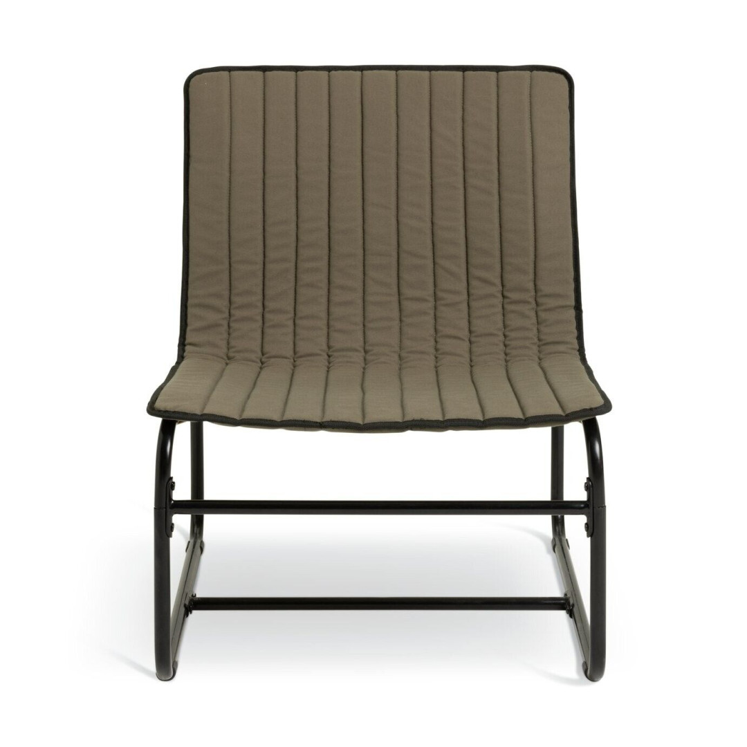 Riba Fabric Sling Accent Chair - Khaki Riba Fabric Sling Accent Chair - Khaki