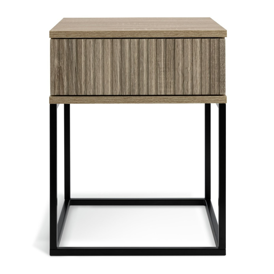 Digby 1 Drawer Bedside Table - Oak | Small Space Storage Digby 1 Drawer Bedside Table - Oak | Small Space Storage
