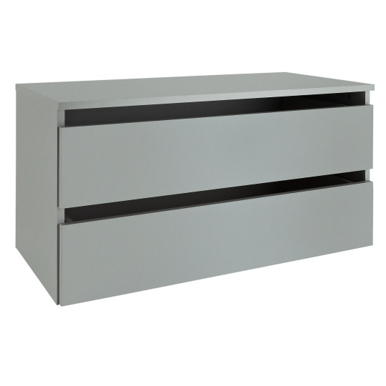 Holsted Large 2 Drawer Internal Chest | Storage Organizer Furniture Dresser