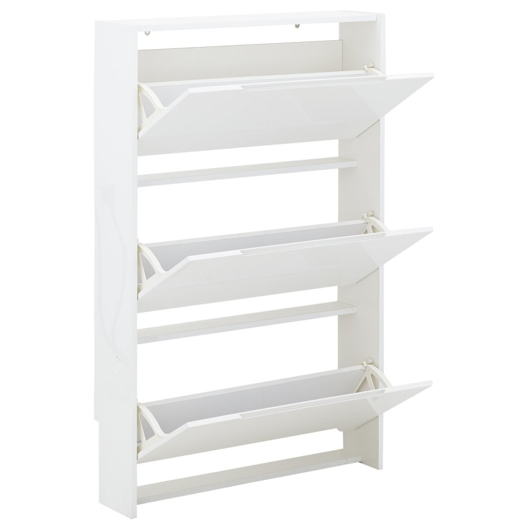 GFW Shoe Storage Cabinet - White ( B Grade 38652 ) GFW Shoe Storage Cabinet - White ( B Grade 38652 )