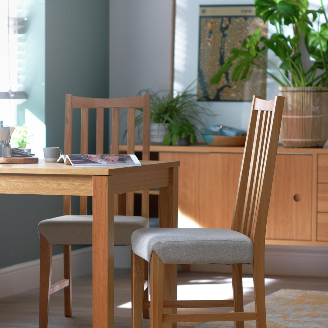Rosmond Pair of 2 Oak Dining Chairs | dining room chairs Rosmond Pair of 2 Oak Dining Chairs | dining room chairs