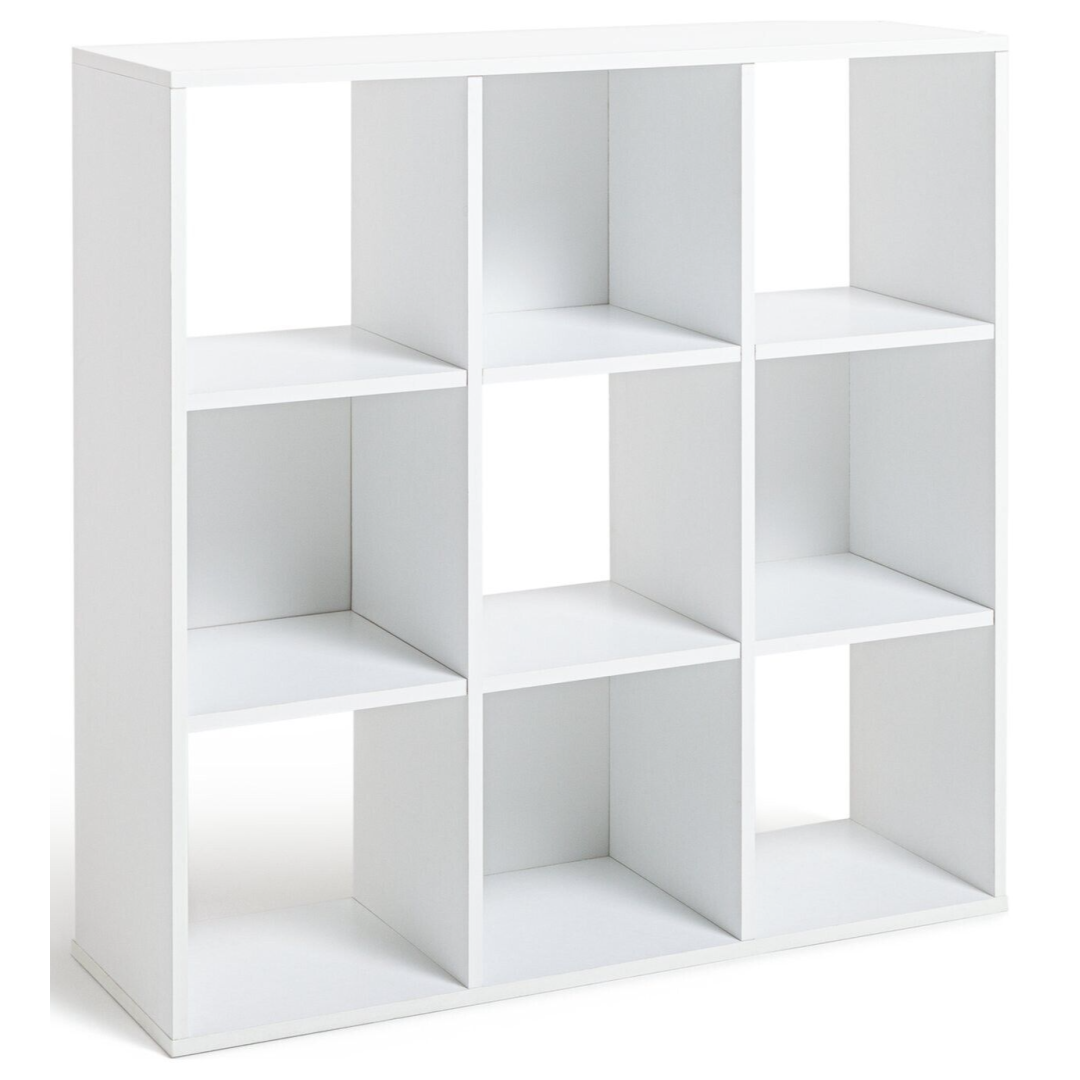 Home Squares 9 Cube Storage Unit White | Modular Organizer Shelf ( B Grade ) Home Squares 9 Cube Storage Unit White | Modular Organizer Shelf ( B Grade )