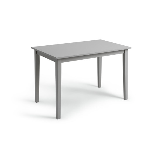 Home Chicago Solid Wood Dining Table - Grey | Wooden Kitchen Furniture Modern