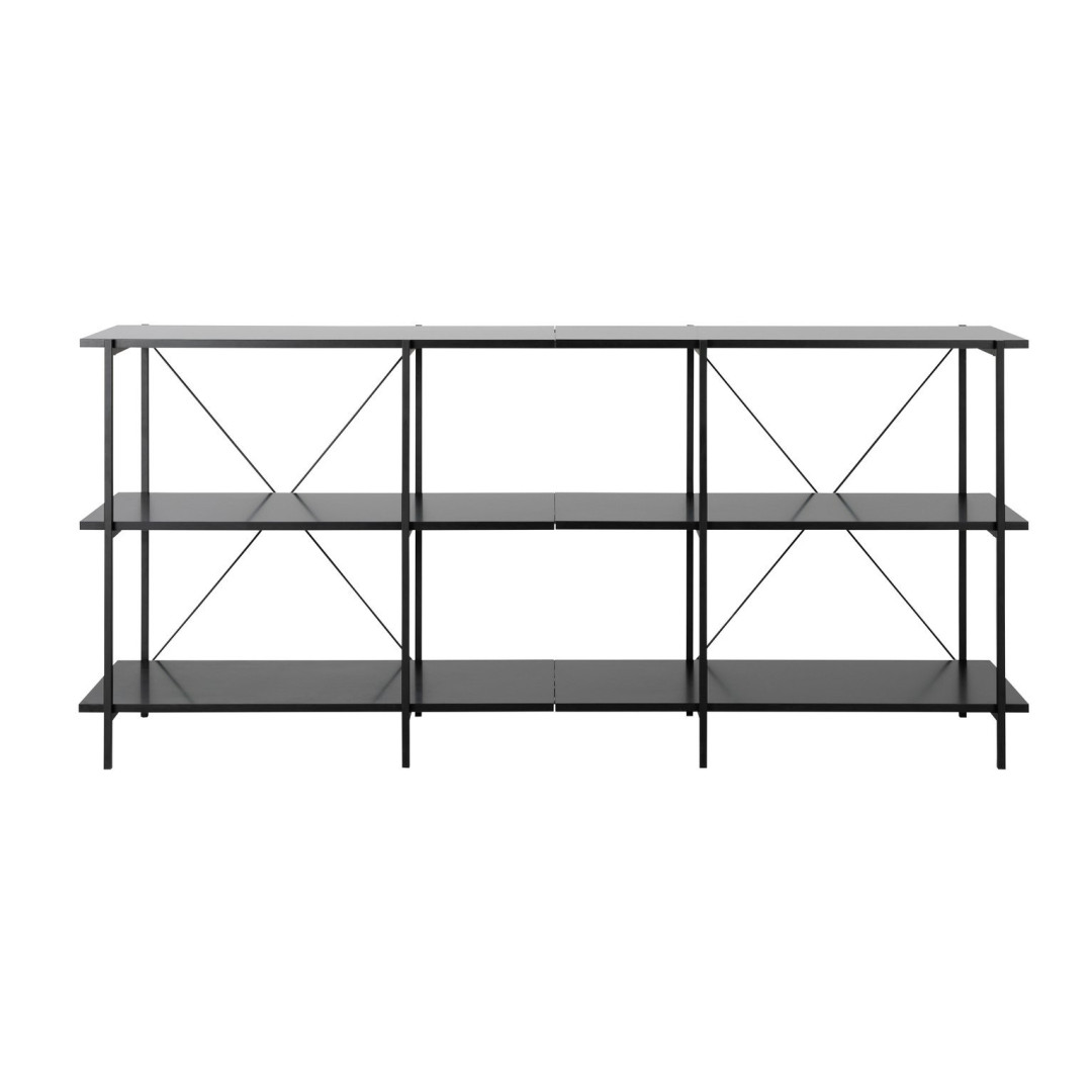 Huckley Industrial Shelving Unit – Black | Organized Living Space Huckley Industrial Shelving Unit – Black | Organized Living Space