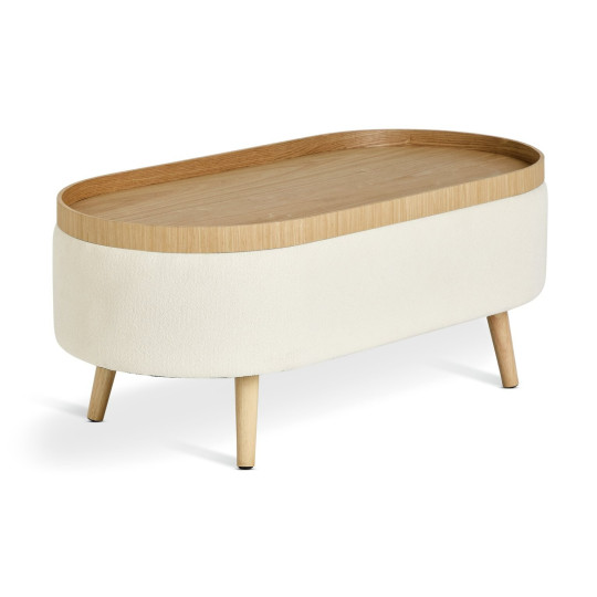 Ingo Coffee Table - Cream | Modern Living Room Furniture Wooden Effect Design
