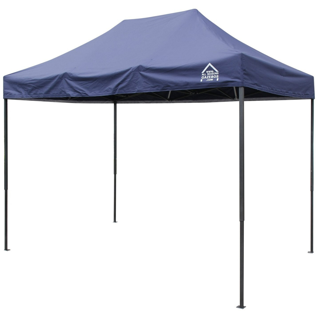 All Seasons 3m x 2m Pop Up Garden Gazebo - Navy Blue All Seasons 3m x 2m Pop Up Garden Gazebo - Navy Blue