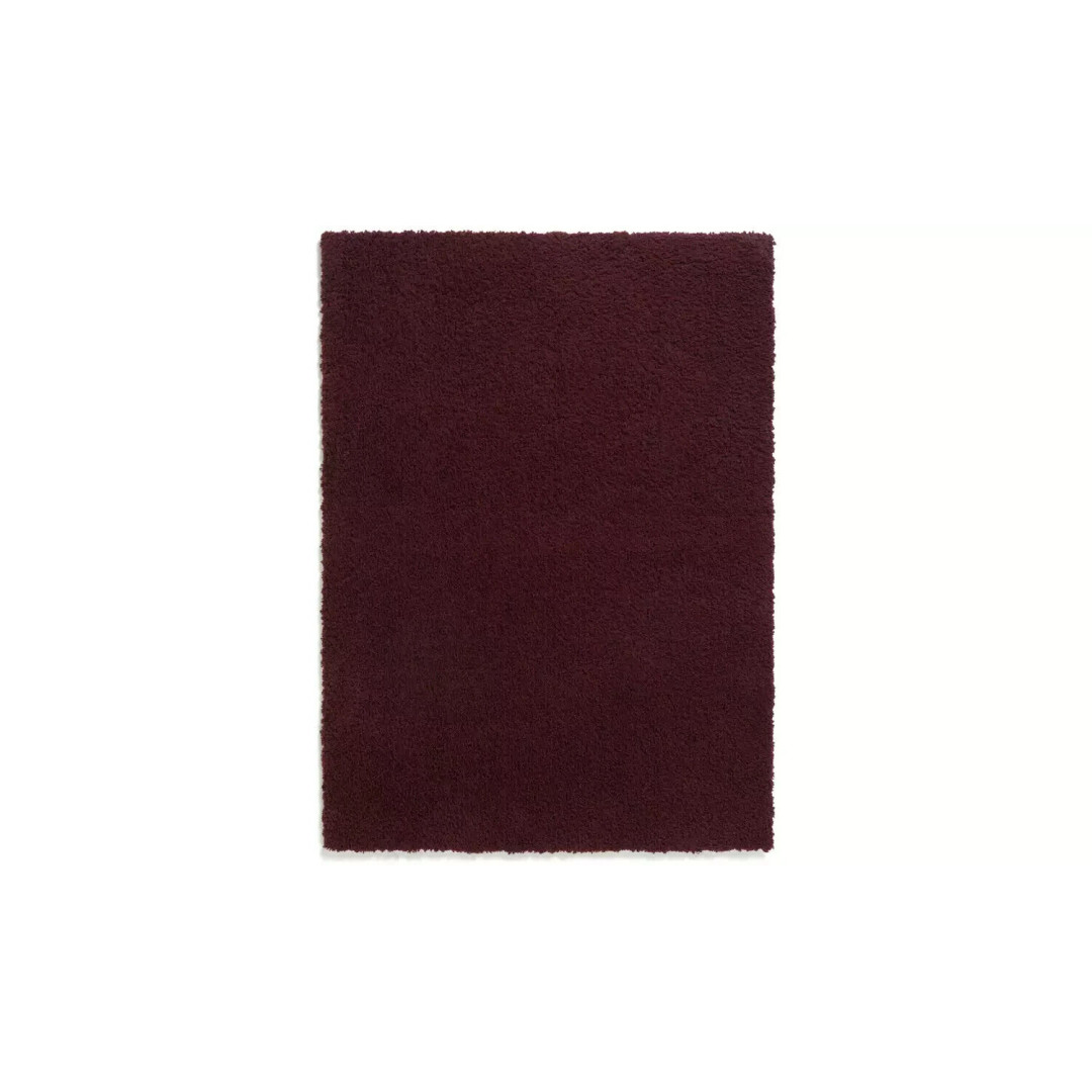 Recycled Cosy Plain Shaggy Rug - 160x230cm - Berry | Soft Eco Living Recycled Cosy Plain Shaggy Rug - 160x230cm - Berry | Soft Eco Living