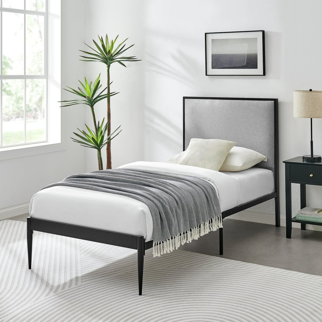 Home Sadie Single Metal Bed Frame - Black | Single black bed frame Home Sadie Single Metal Bed Frame - Black | Single black bed frame