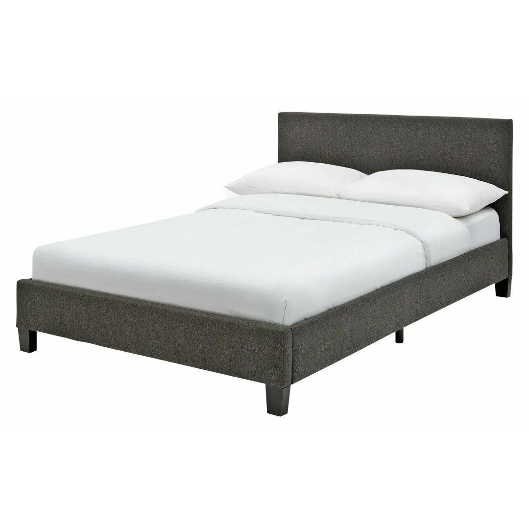 Caterina Small Double Bed Frame - Charcoal Caterina Small Double Bed Frame - Charcoal
