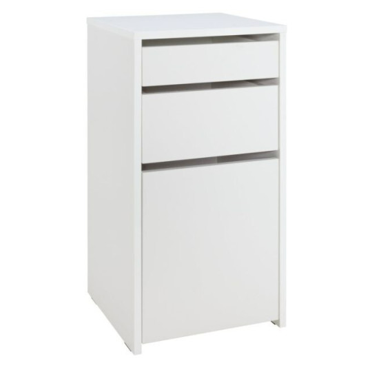 Pepper 2 Drawer Cabinet - White | Modern Bedroom Storage Unit Furniture