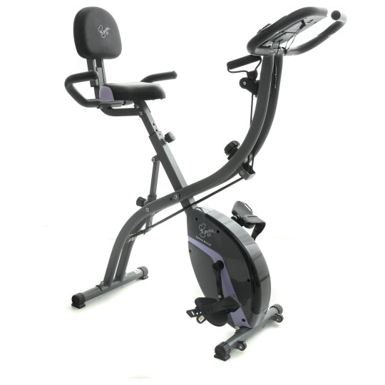 Davina McCall Folding Exercise Bike with Resistance Bands | Home Fitness Cardio