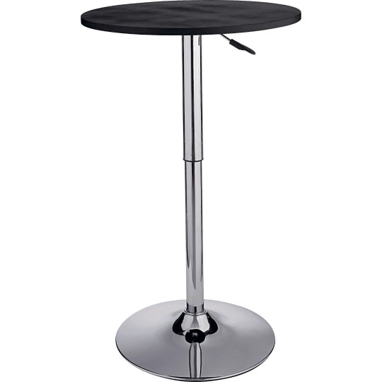 Home Gas Lift Bar 2 Seater Dining Table - Black | Adjustable Kitchen Table