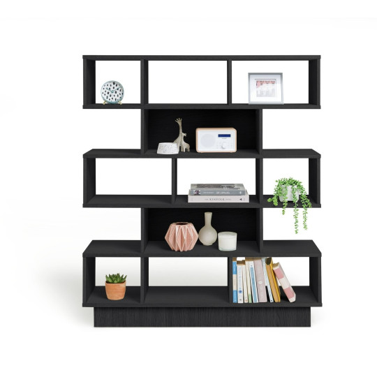 Home Cube Wide Shelving Unit - Black | Wide Display Solution