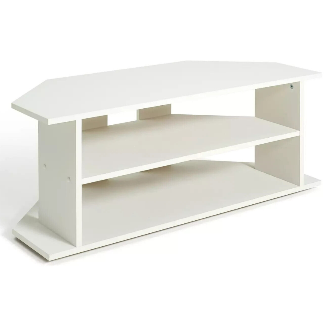 Corner TV Unit - White Corner TV Unit - White