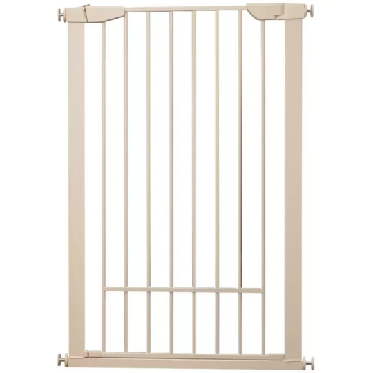 Extra Tall Pressure Fit Pet Gate White | Safety Gate for Dogs & Pets