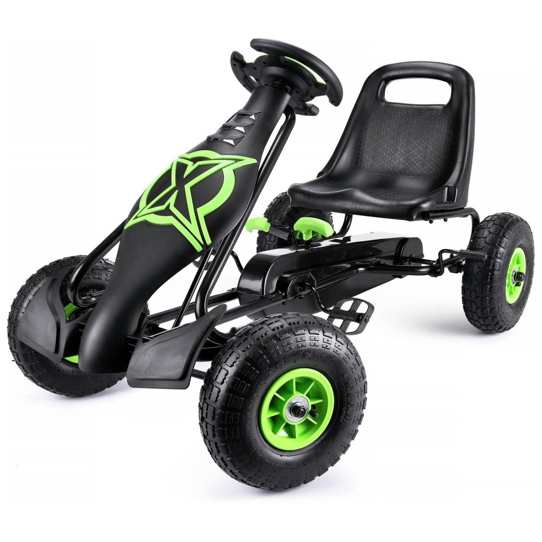 Xootz Viper Racing Go Kart - Black/Green Xootz Viper Racing Go Kart - Black/Green