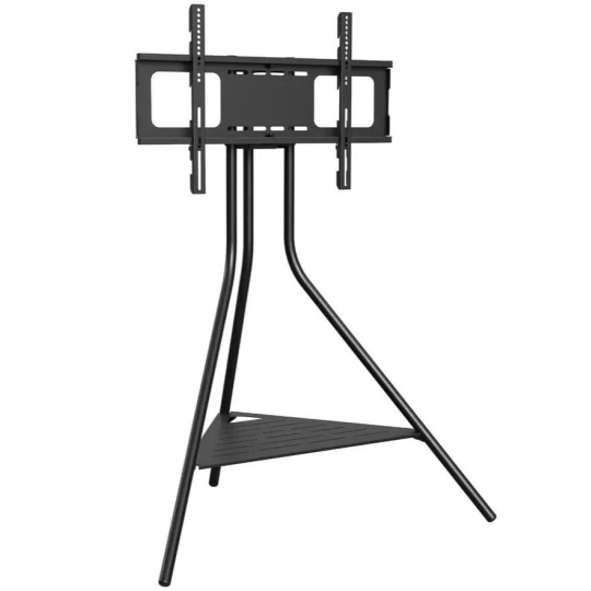 AVF Tripod Up To 65 Inch TV Stand - Black | Modern Television Mount Floor Stand